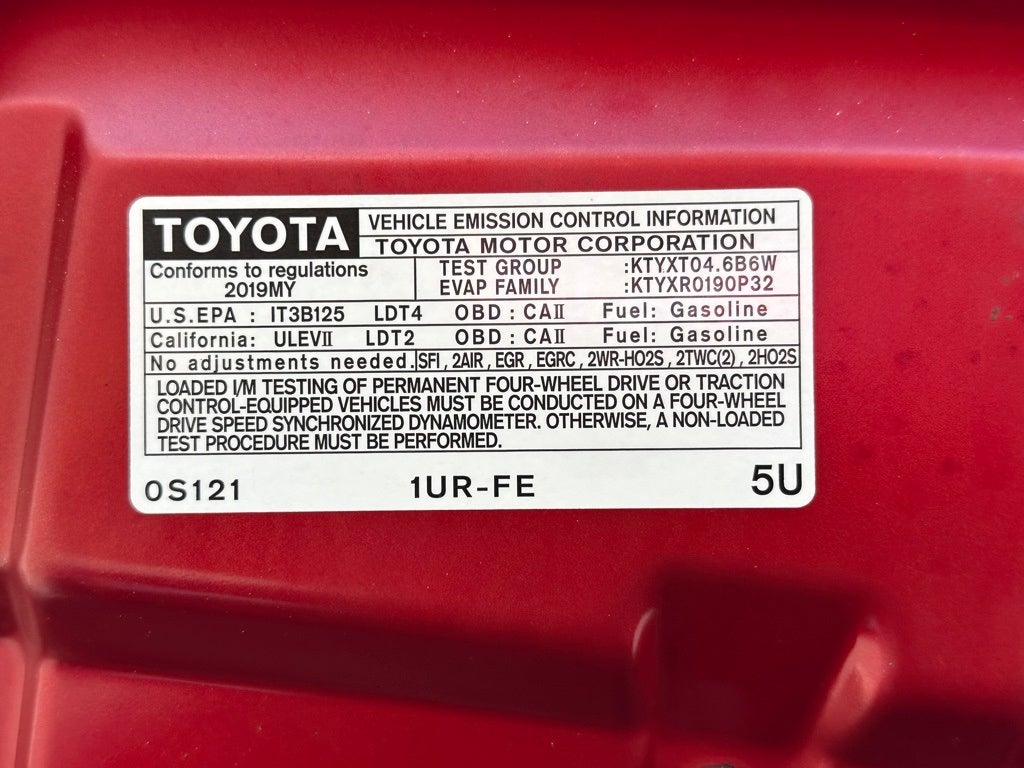 2019 Toyota Tundra SR5 4.6L V8