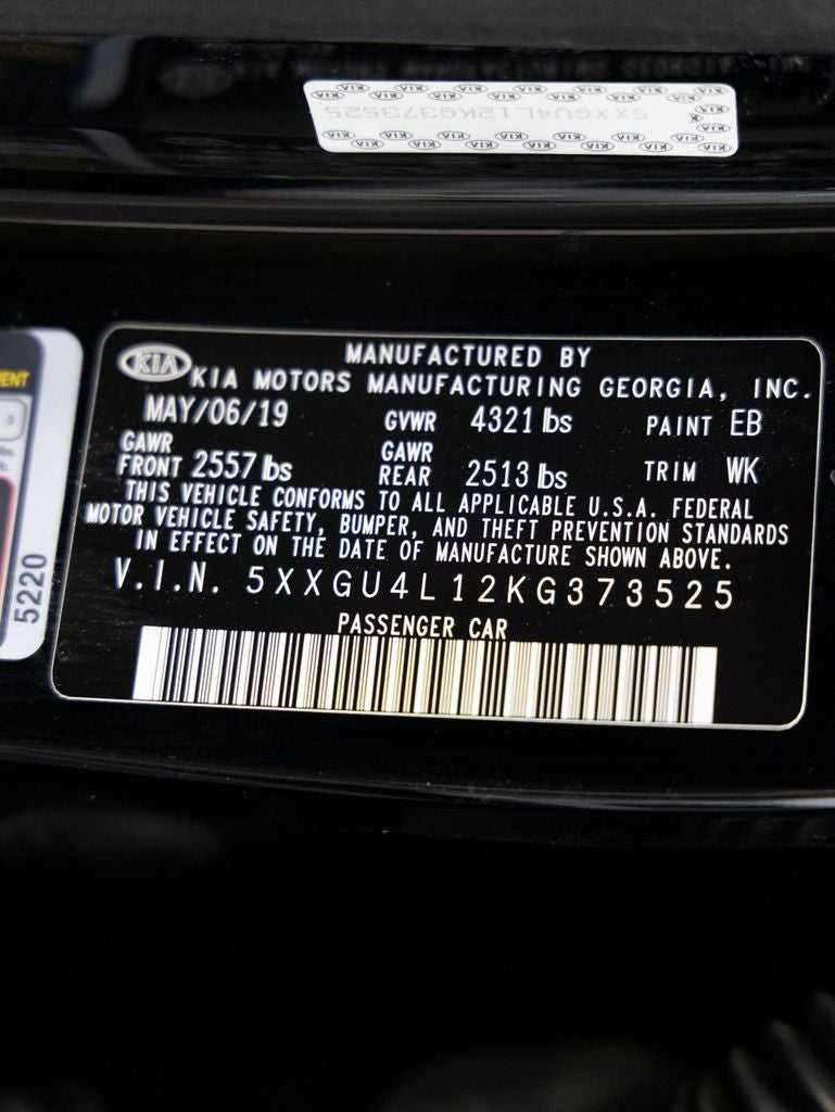 2019 Kia Optima EX Turbo