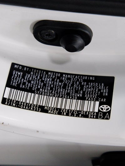 2015 Toyota Corolla S Plus