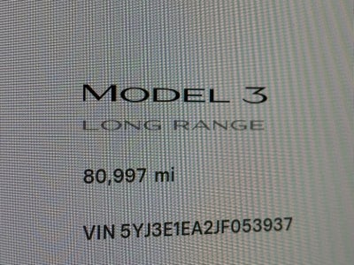 2018 Tesla Model 3 Long Range