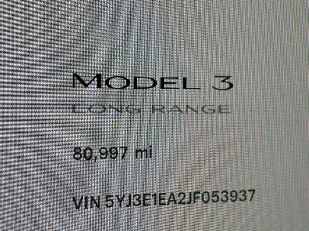 2018 Tesla Model 3 Long Range