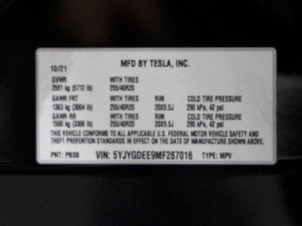 2021 Tesla Model Y Long Range