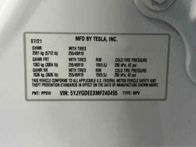 2021 Tesla Model Y Long Range