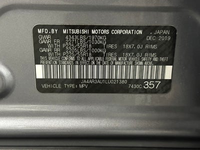 2020 Mitsubishi Outlander Sport 2.0 SE