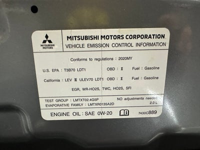 2020 Mitsubishi Outlander Sport 2.0 SE