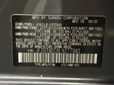 2020 Subaru Crosstrek Premium