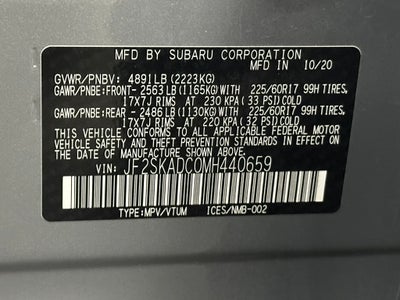 2021 Subaru Forester Base