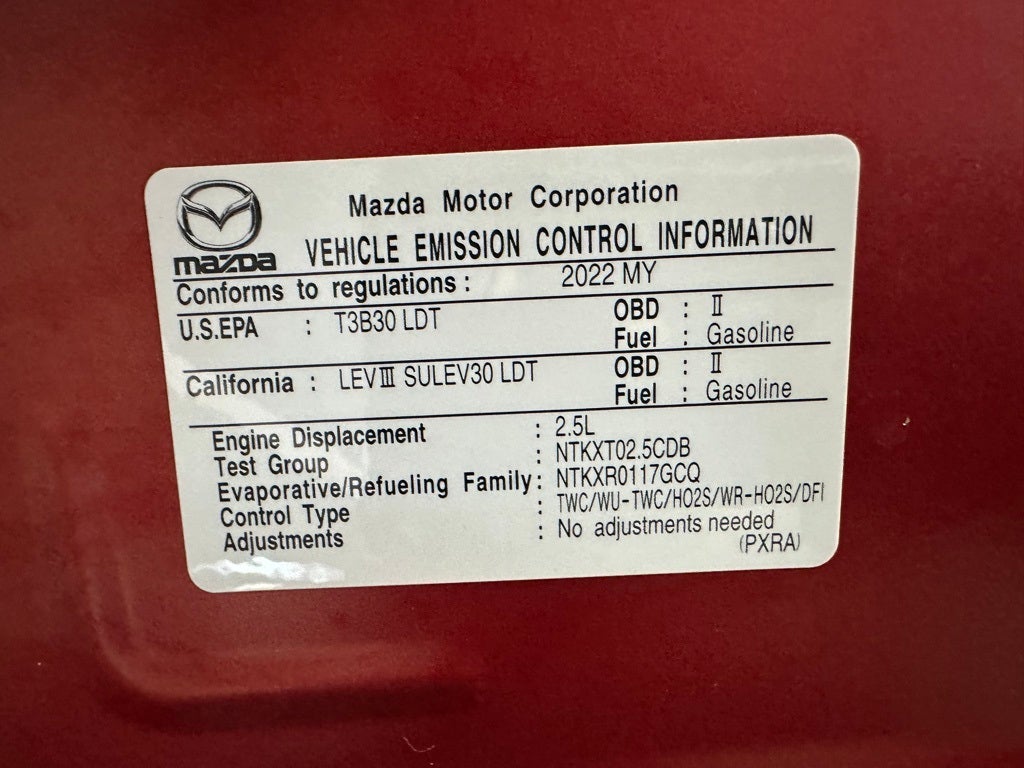 2022 Mazda Mazda CX-5 2.5 S Premium Package