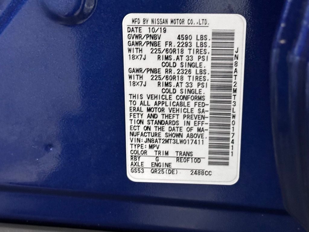 2020 Nissan Rogue SV