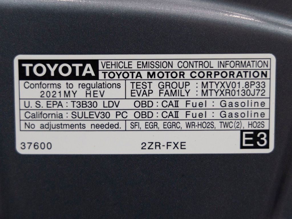 2021 Toyota Corolla Hybrid LE