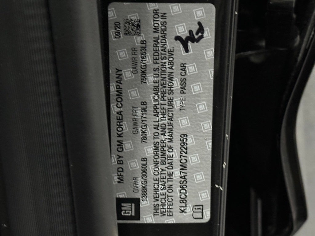 2021 Chevrolet Spark 1LT