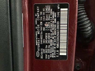 2016 Hyundai Tucson Limited