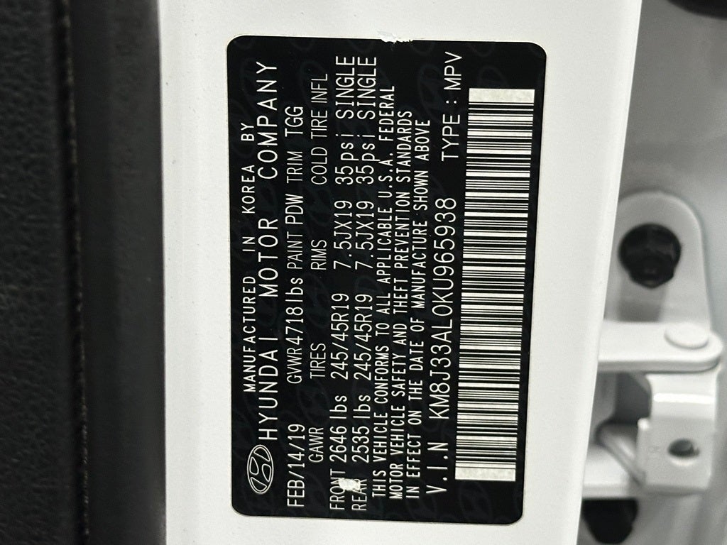 2019 Hyundai Tucson Sport