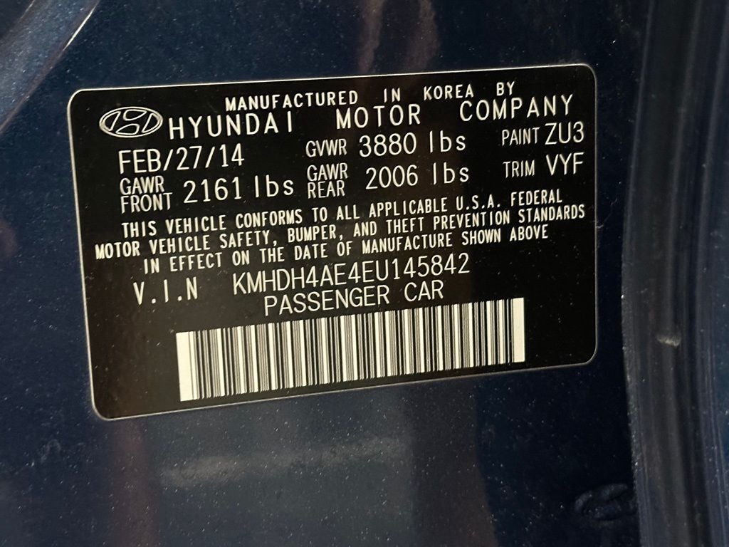 2014 Hyundai Elantra SE