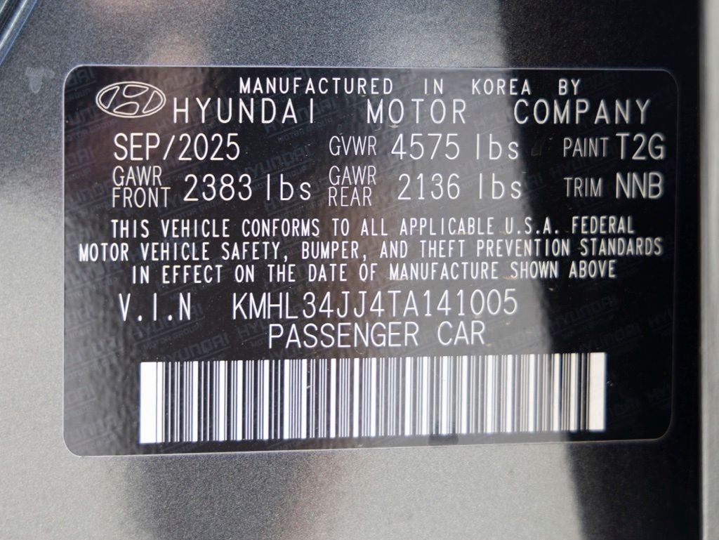 2026 Hyundai Sonata Hybrid SEL