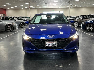 2023 Hyundai Elantra Hybrid Blue