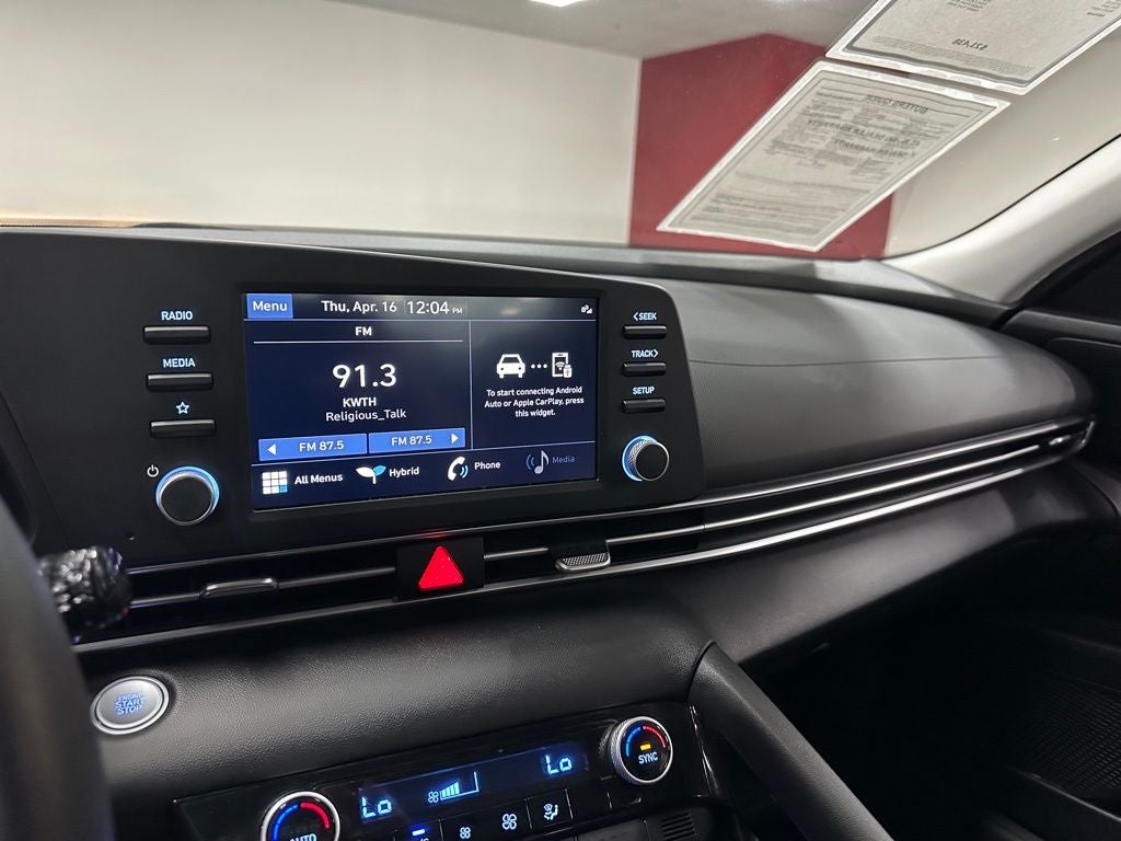 2023 Hyundai Elantra Hybrid Blue