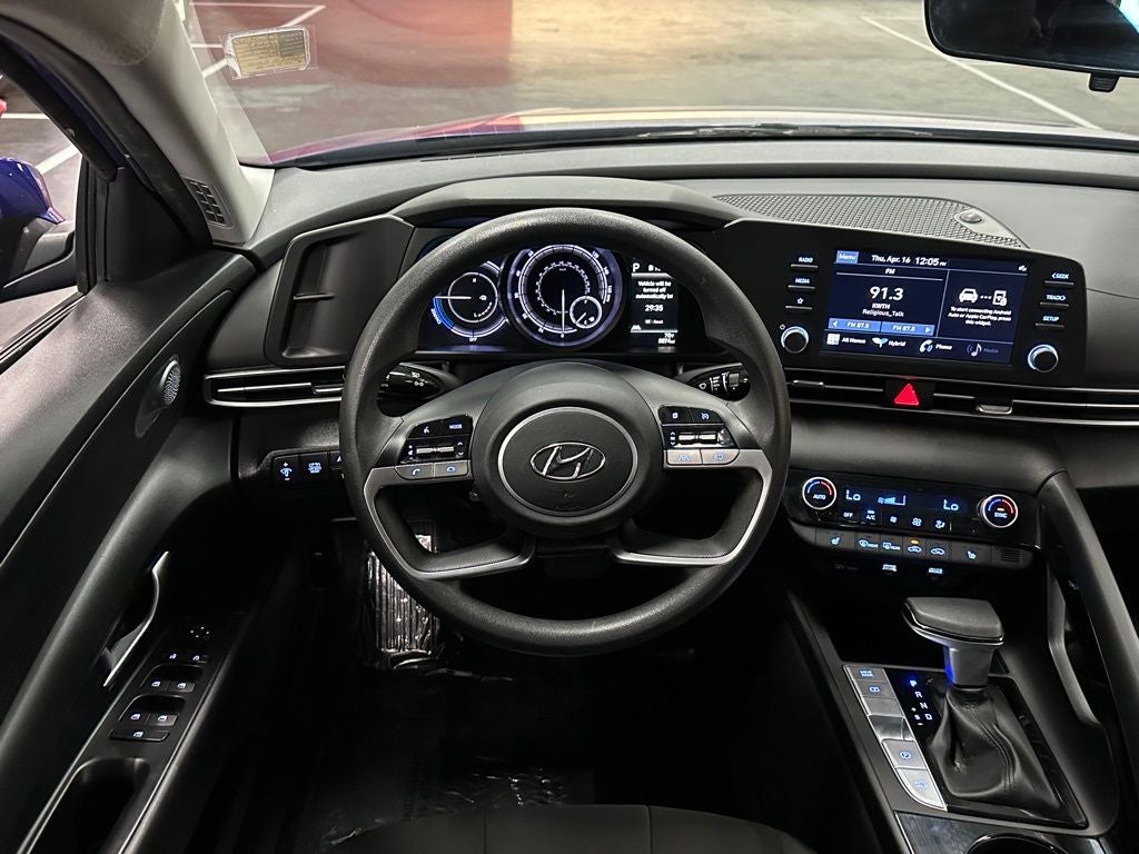 2023 Hyundai Elantra Hybrid Blue