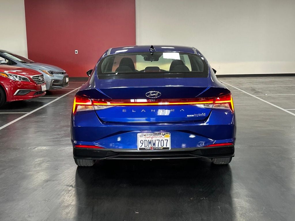 2023 Hyundai Elantra Hybrid Blue