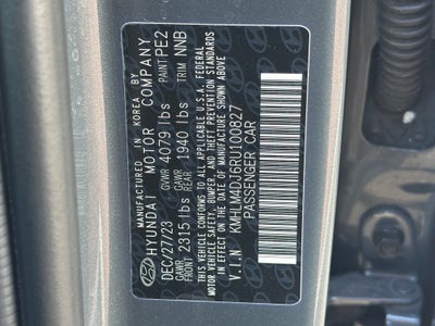 2024 Hyundai Elantra Hybrid Blue