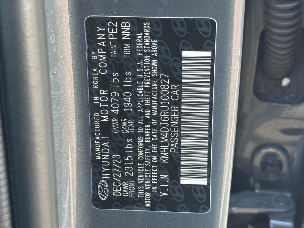 2024 Hyundai Elantra Hybrid Blue