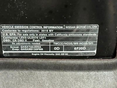 2016 Nissan Rogue S