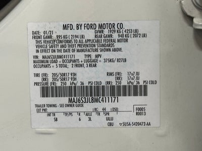 2021 Ford EcoSport SES