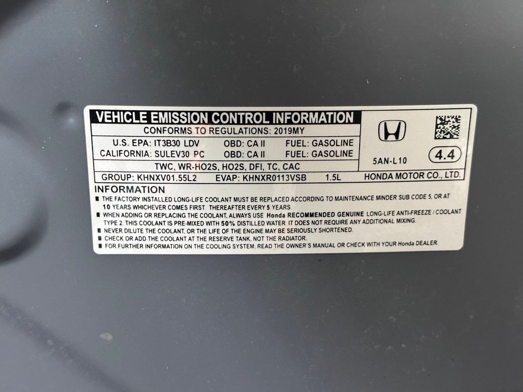 2019 Honda Civic Sport