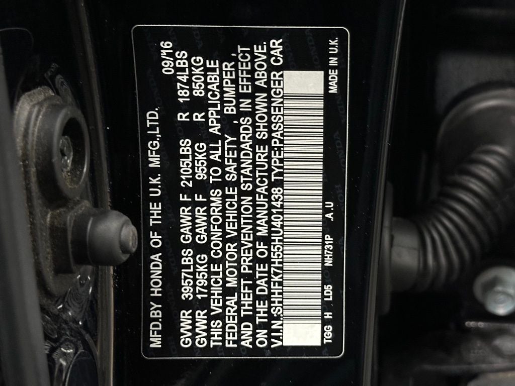 2017 Honda Civic EX