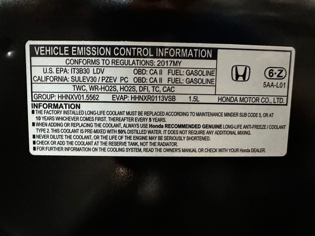 2017 Honda Civic EX