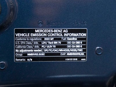2022 Mercedes-Benz A-Class A 220