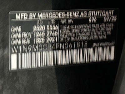 2023 Mercedes-Benz EQB 250+ Base