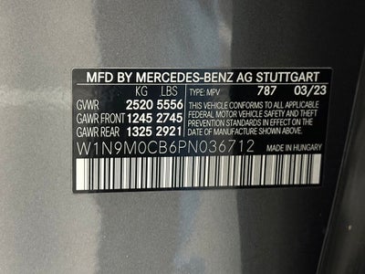 2023 Mercedes-Benz EQB 250+ Base