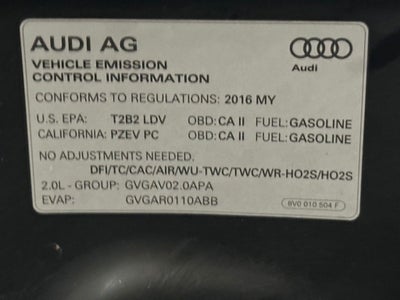 2016 Audi A3 2.0T Premium quattro