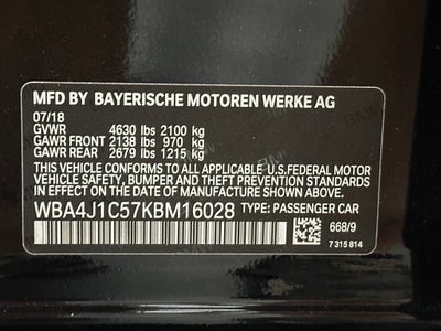 2019 BMW 4 Series 430i Gran Coupe