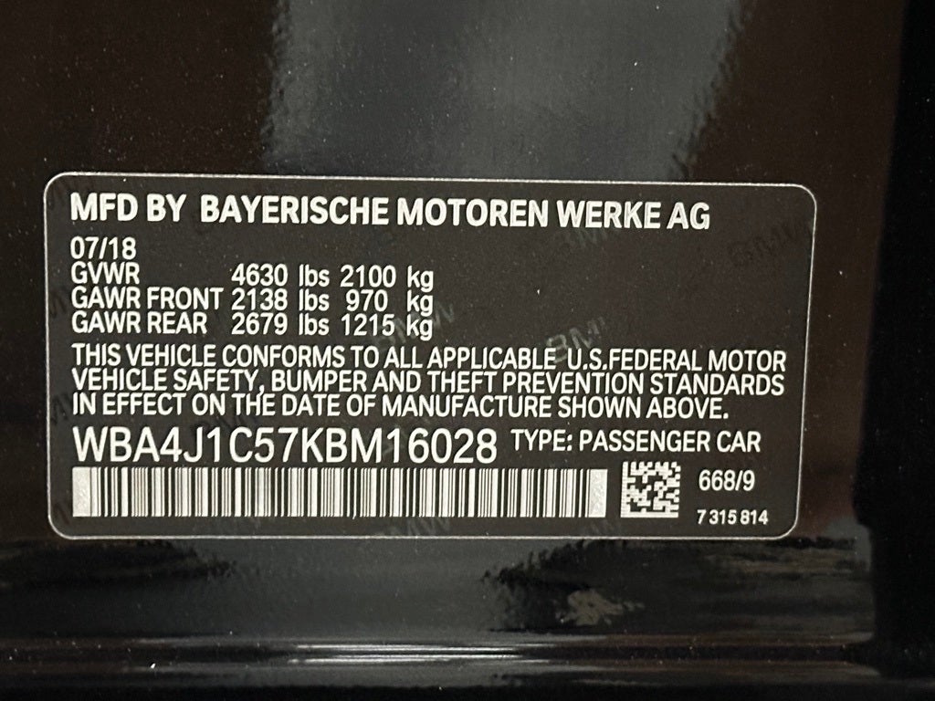 2019 BMW 4 Series 430i Gran Coupe