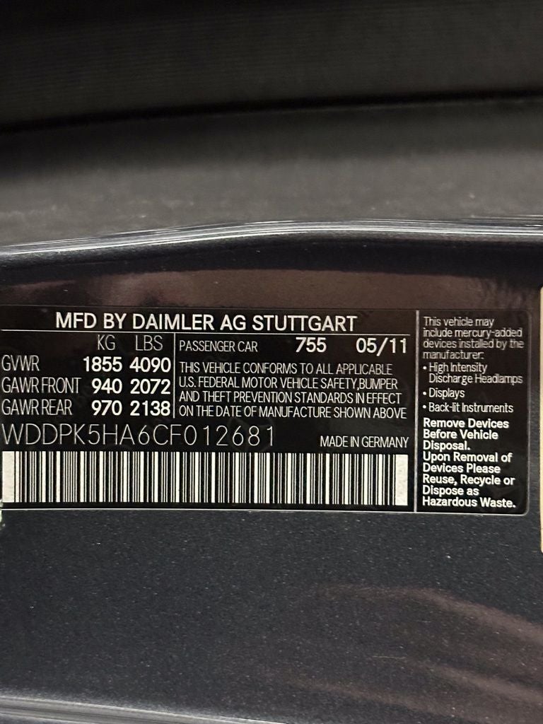2012 Mercedes-Benz SLK SLK 350