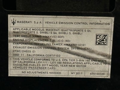 2017 Maserati Ghibli Base