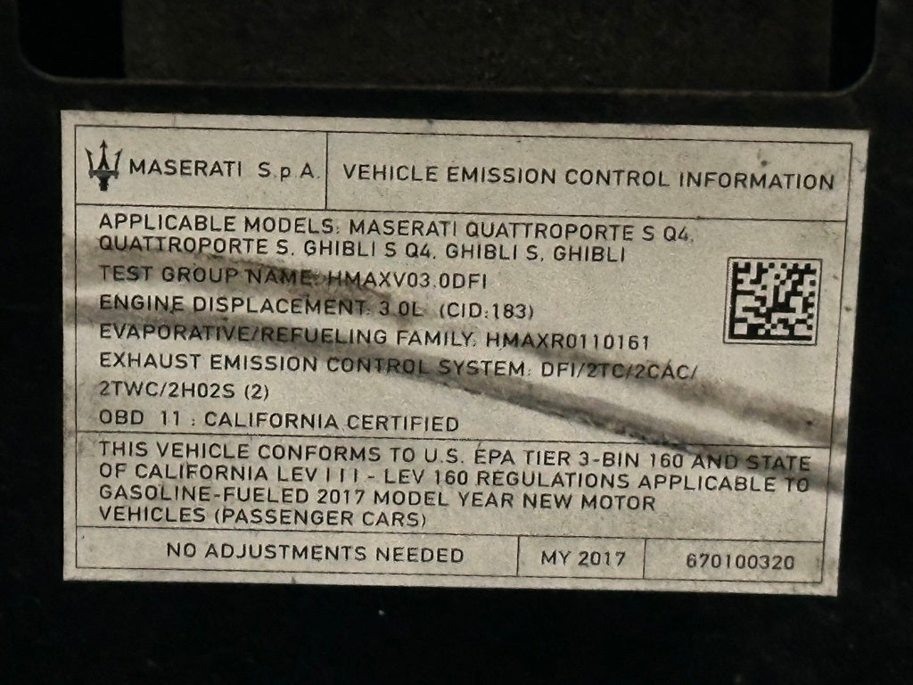 2017 Maserati Ghibli Base