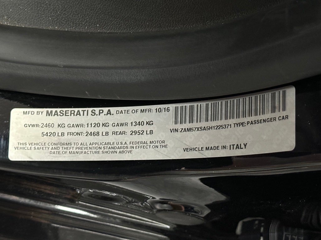 2017 Maserati Ghibli Base