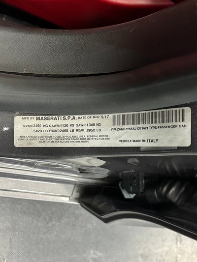 2018 Maserati Ghibli S GranSport