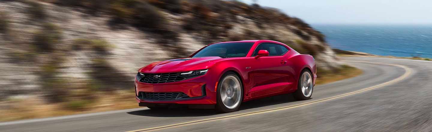 image a Ford Mustang driving