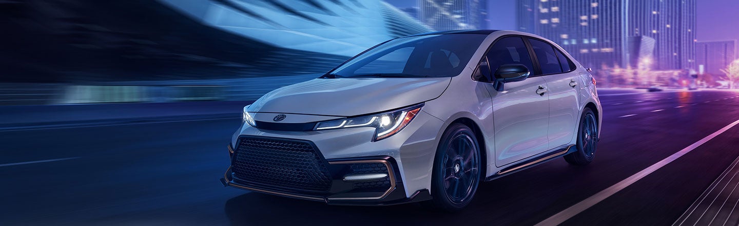 image of a white sedan